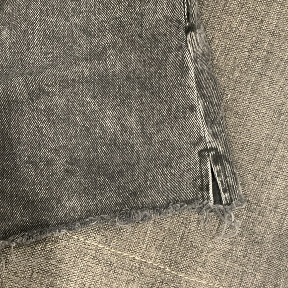 EUC Zara distressed denim cheeky shorts size US 6 - Picture 4 of 5